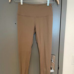 Zella High Waisted Tan Leggings Size SM